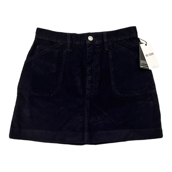 RE/DONE 70s Pocket Mini Skirt Corduroy - Picture 2 of 7